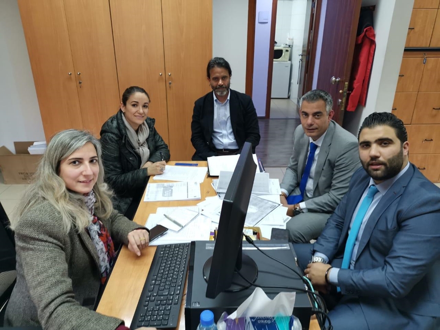 A session of the Monitoring visit at Université Antonine